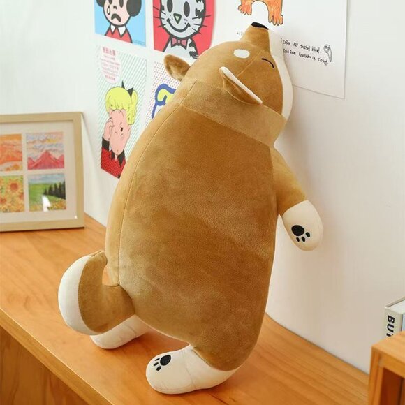 30'' Shiba Inu Plush Stuffed Animal Dog Plush Pillow - Picture 4 of 8